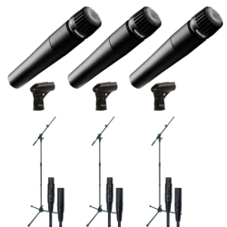 SHURE SM57 - Pack de 3 avec...